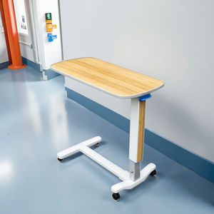 Modern Convenient <strong>Height</strong> <strong>Adjustable</strong> Ergonomic Lightweight Hospital Overbed <strong>Table</strong> for Commercial Use - Product Image 2