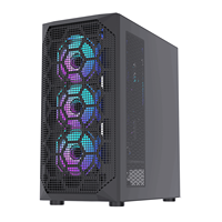 Lovingcool Vente en gros de pièces d'ordinateur OEM E-ATX ATX MATX ITX Gaming PC Case Full Tower Computer Case avec porte coulissante transparente
