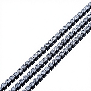 Chaîne de griffes de diamant d'eau dense en argent galvanisé - Product Image 4