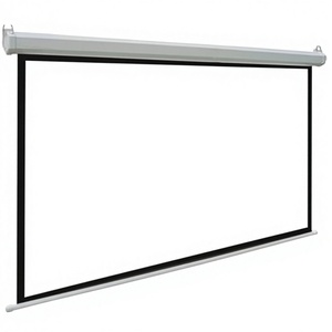 Pantalla de Proyección Manual HEYU HY-MPS, Blanca Mate, Desplegable, 60 Pulgadas, Montaje en Pared, Autoblocante, 16:9, Interior, 3D, Películas, 4K, Oficina - Product Image 4