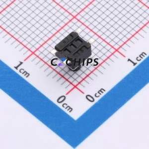 ZX-QC4545-6.0TP Tactile Switch SMD-4P,4.5x4.5mm Switch Single Pole Single Throw Round Button 2.6N Vertical Mount - Product Image 2
