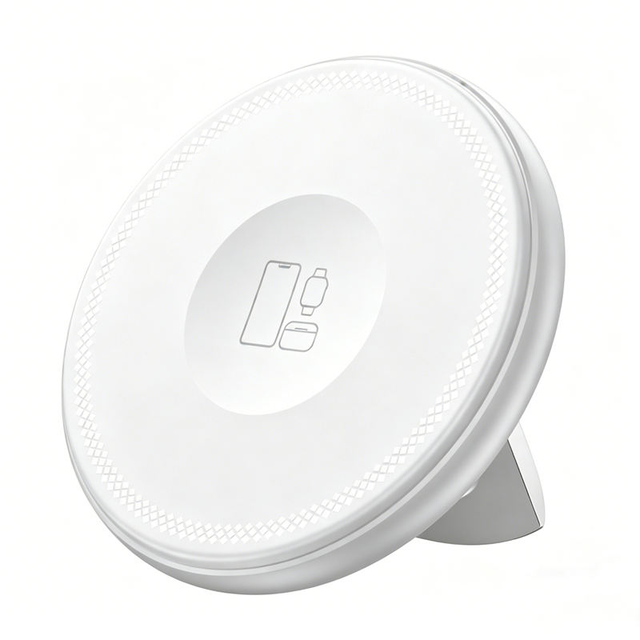 Aluminum Magnetic Wireless Charger 5V/2A 15W PD Fast Charger Multi-device Charger for Watch Phone Earphone