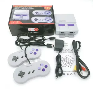 8Bit Mini HD Super Retro Family Video Game Console Built-in 660 Classic Games for SNES Games NES Dual Gamepad Player