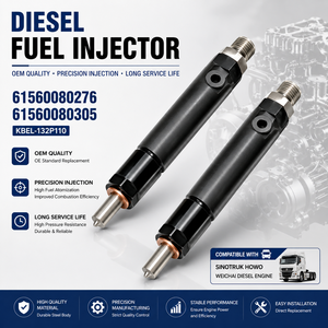 Injecteur de carburant diesel Sinotruk HOWO 61560080276 61560080305 Injecteur de moteur pour véhicules lourds - Product Image 1