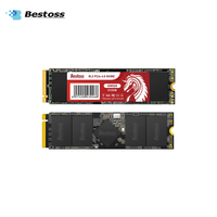 قرص صلب داخلي Bestoss M.2 PCIe 4.0 NVMe عالي السرعة بسعة 512 جيجابايت/1 تيرابايت/2 تيرابايت، سرعة قراءة/كتابة 4500-4800 ميجابايت/ثانية، للاستخدام المكتبي، منتج جديد