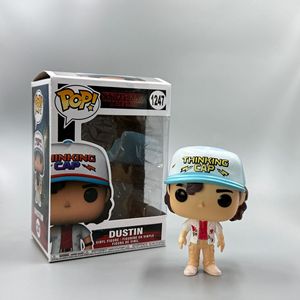 Les dernières figurines POP Stranger Things de la marque, lot de 10 pièces, 10 cm, Dustin, <span class=keywords><strong>Steve</strong></span>, Eddie, Robin, figurine d'anime, statue, ornement - Product Image 6