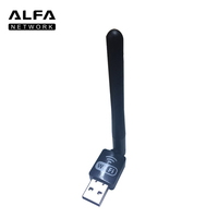 Adaptador WiFi USB 2.0 ALFA Network, Antena Inalámbrica, Adaptadores LAN, Tarjeta de Red, Adaptador WiFi Inalámbrico-N de 150 Mbps para TV, Decodificador