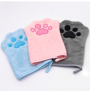 <b>Pet</b> Dog Cat Grooming <b>Cleaning</b> Glove Mitt Microfiber Absorbent Quick-Drying Easy-<b>Cleaning</b> <b>Pet</b> <b>Bathing</b> Glove for Dogs Cats - Product Image 5