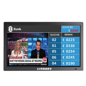SGQ portugais soutien système de senhas 32 pouces affichage principal moniteur pour banque hôpital clinique <span class=keywords><strong>pharmacie</strong></span> - Product Image 1