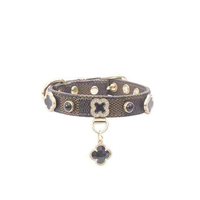 Collier de perles polyvalent pour chien, accessoire pour Schnauzer et Teddy, pendentif nœud papillon, ornements pour animaux de compagnie, style célébrité internet