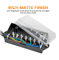 Couleur 7 voies remorque boîte de jonction connecteur de fil électrique 7pin boîte de jonction remorque camping-car RV lumière 7 Gang/pôle câblage recâblage