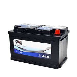 Suministro directo de fábrica de alto rendimiento <span class=keywords><strong>12V</strong></span> <span class=keywords><strong>92Ah</strong></span> AGM batería de coche de plomo ácido con alto CCA para uso automotriz - Product Image 1