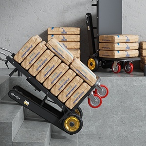 Carros, carretilla eléctrica, carrito para subir escaleras, vagoneta plegable, motorizada, para trabajo pesado, escalera hidráulica, plataforma elevadora plegable - Product Image 5