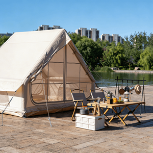 บ้านพักตากอากาศแบบปั๊มลมขนาด 6 ตร.ม. ผ้า Oxford 300D กันฝน กันลม เหมาะสำหรับการพักผ่อนกลางแจ้งอย่างสมบูรณ์แบบสำหรับครอบครัว - Product Image 1