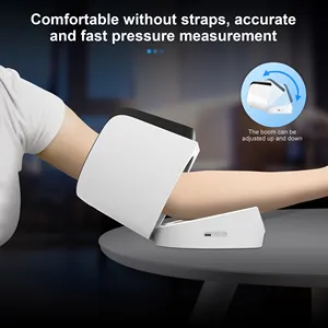 Blood Pressure Monitor Upper Arm Large LED Backlit Screen 2*90 Sets Memory Automatic Digital BP Machine Adjustable BP Cuff