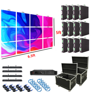 Ngoài trời di động 2 bởi 3 Meter p2.9 p3.91 Nhà thờ DJ Booth <span class=keywords><strong>LED</strong></span> màn hình hiển thị bảng điều chỉnh trong nhà sân khấu tổ chức sự kiện cho thuê Màn hình <span class=keywords><strong>LED</strong></span> - Product Image 1