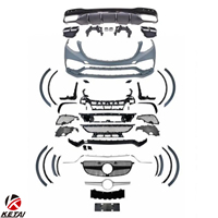 Kit carrosserie complet pour BENZ W166 AMG Line 2015-2019, style GLE63, lèvre avant, diffuseur arrière, jupes latérales, lifting