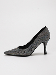 8503-3TZ Nouveaux Escarpins pour Dames Très Populaires, Chaussures de <span class=keywords><strong>Mariée</strong></span> à Talons Aiguilles et Bout Pointu, Résistantes à l'Usure et Ornées de Strass - Product Image 5