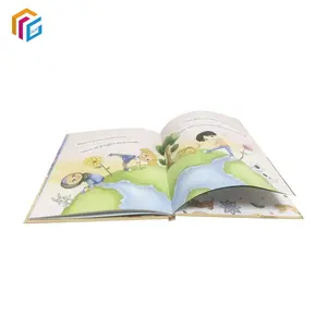 Impression personnalisée de livres à couverture rigide en papier couché cmjn 157gsm pour enfants