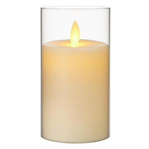 Décorations de fête de Noël modernes de bonne qualité, bougies électroniques numériques LED en plastique acrylique - Product Image 1