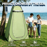 Tente de Douche Pop-Up pour l'Intimité, Cabine de Change Extérieure, Abri Portable pour Toilettes de Camping, Installation Instantanée, Opaque et Imperméable