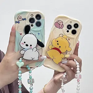 Atacado de acrílico epóxi para celular, soquete de dedo em acrílico para celular, desenho personalizado, desenho de grips de celular em acrílico, desenho de kawaii