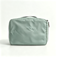 Trousse de Toilette Carrée Durable pour Femme, Imperméable et Portable, Organisateur de Maquillage et Soins de la Peau