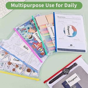 Meilleures ventes : Enveloppes et dossiers à fermeture éclair en plastique, les moins chers, pour l'école, le bureau et le rangement - Product Image 4