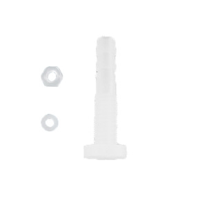 <b>Plastic</b> Partition Connector 4-M6 With Nuts And Washers Corrosion Resistant Easy Installation For <b>Shelf</b> Supports - Product Image 1