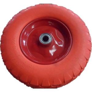 <span class=keywords><strong>Roue</strong></span> en mousse PU <span class=keywords><strong>brouette</strong></span> <span class=keywords><strong>roue</strong></span> <span class=keywords><strong>de</strong></span> secours 400mm <span class=keywords><strong>brouette</strong></span> roues en caoutchouc pneu en caoutchouc solide - Product Image 2
