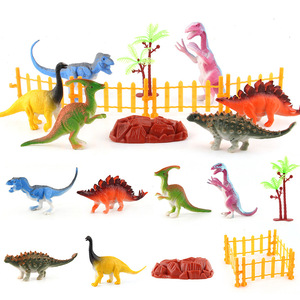 Venta al por mayor niños plástico Mini simulación Pvc árboles serie realista dinosaurio figura de acción Dino Animal modelos juguetes conjunto - Product Image 3