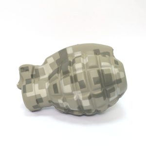 Pallina Antistress a Forma di <span class=keywords><strong>Granata</strong></span> con Logo Personalizzato - Motivo a <span class=keywords><strong>Pietra</strong></span> Stampato in Serigrafia su Schiuma PU, Regalo Promozionale Militare - Product Image 4