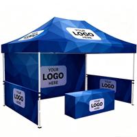 Tente de réception extérieure 10x10 sur mesure, tente pop-up 3x3 pour événements, publicité, salon professionnel, tente à auvent personnalisée 10x10 avec logo