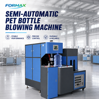 Machine de soufflage semi-automatique économique pour bouteilles PET, idéale pour les usines de production de bouteilles d'eau et de boissons