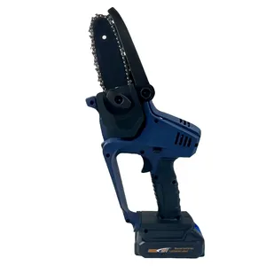 Pelifish Tùy Chỉnh 5 Inch/4 Inch Điện Cưa Mini Điện Chain Saw Giá Pin Powered Cưa