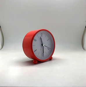 Réveil de table en métal gris, horloge analogique rétro personnalisée avec veilleuse, pour salon, chambre à coucher, cadeau de promotion, nouveauté - Product Image 6
