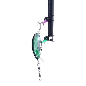 Multicolor 10 pcs/sac Outil de pêche en plastique <span class=keywords><strong>Anneau</strong></span> en caoutchouc Canne à pêche Easy Hook Keeper Holder for Hanging Bait Lure - Product Image 6