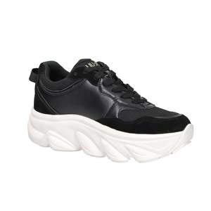 รองเท้าผ้าใบ Liu-Jo Donna รุ่น Steffy 01 Panna ทรง Chunky สีดำ พื้นสีขาว - Product Image 5
