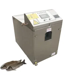 Máquina de procesamiento de pescado, venta al por mayor de fábrica, máquina de corte de pescado, rebanado y escalado de pescado todo en uno