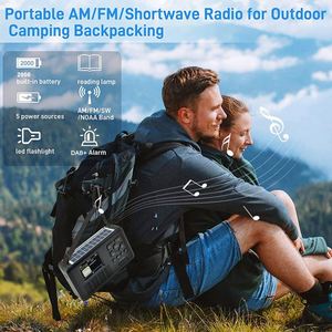 Usine En Plein Air Portable D'urgence Solaire Alimenté Dynamo Lampe De Poche Manivelle Usb <span class=keywords><strong>Mp3</strong></span> Am Fm <span class=keywords><strong>Dab</strong></span> Radios - Product Image 5