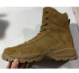 Botas de Trabajo Negras Personalizadas DF33 TSB204 AS33-7 para Hombre con Mangas Acolchadas, Botas Ligeras de Verano para Desierto - Product Image 5