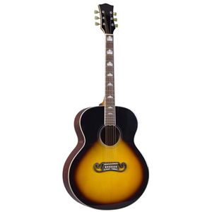 Precio de Fábrica Nastar C8 Guitarra Acústica de 6 Cuerdas de 42 Pulgadas con Acabado Brillante, Encordado ABS, Tapa de Abeto, Fondo de Sapele, Ideal para Principiantes Adultos - Product Image 1
