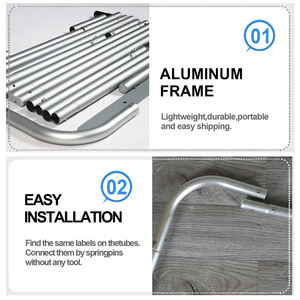 خلفية عيد ميلاد سعيد ، حامل خلفية محمول قابل للإزالة ، - Product Image 6