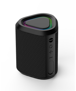 Mini haut-parleur TWS sans fil, étanche IPX6, pour l'extérieur, avec lumière RGB colorée, portable, en tissu - Product Image 6