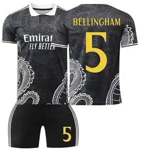 2425 Club Football maillot #5 Bellingham #7 VINI JR vente en gros personnalisé réversible Football uniformes maillot de football