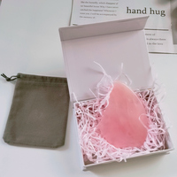 Ensemble de Gua Sha en pierre de jade HZ, outil de raclage et de massage pour le visage, lifting et raffermissement, soin de la peau, masseur facial Guasha