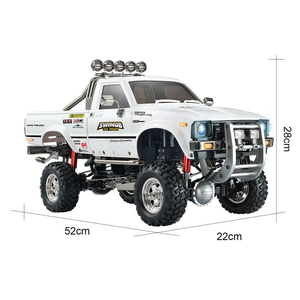 HG P409 1/10 4WD ARTR <span class=keywords><strong>RC</strong></span> Crawler Pickup Truck 3 vitesses, essieu à portiques, ESC 160A, <span class=keywords><strong>moteur</strong></span> <span class=keywords><strong>540</strong></span>, véhicule d'escalade à l'échelle - Product Image 4