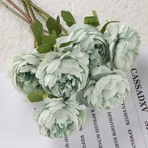 Flores de Seda de Peonía Roja Artificiales Hechas a Mano al por Mayor, Estilo Moderno Realista, Decoración Ecológica para el Hogar, Bodas y Fiestas - Product Image 3