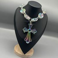 Pendentif Jésus personnalisé imprimé en 3D, luxe, hip-hop, pop, transparent, pendentif Jésus, pendentif tête de Jésus