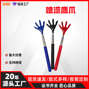 Grattoir à dos rétractable en acier inoxydable avec design griffe d'aigle pour massage et grattage, usage domestique - Product Image 5